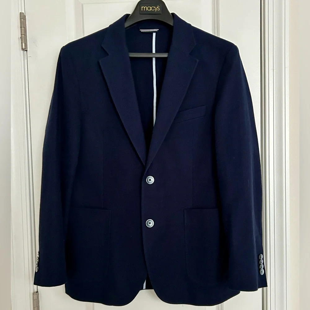 Nautica Men's Navy Sport Coat Blazer Size 38 Short - Picture 1 of 9